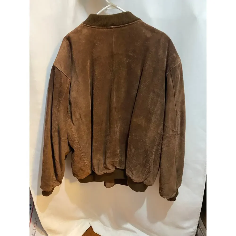 vintage adam Spencer leather jacket 3XL